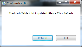 Hash not updated